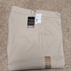 JoS. A. Banks, slim fit, flat front, khaki, 35W x 32L